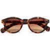 OKKIA Milano Occhiali da Sole Unisex Rotondo Avana