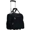 Rockland Melrose - Bagaglio a mano con ruote verticali, Nero, Taglia unica, Melrose - Bagaglio a mano con ruote verticali, Carry-On 16-Inch