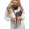 A2Z Sciarpa Chunky Da Donna Con Frange Sciarpa Calda Spessa Coperta