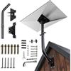 Plowaroe Starlink Gen 3 - Supporto da parete regolabile a 360°, kit di montaggio con adattatore radice grezzo Starlink Gen3, supporto universale regolabile Starlink Generation 3 supporto supporto supporto di