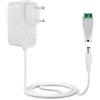 Lonnky Alimentatore Universale Bianco 12V 1A con Cavo di 3 m e Connettore, Ideale per LED Altoparlanti Bluetooth Monitor CCTV