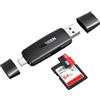UGREEN Lettore di Schede SD TF Tipo C Card Reader 2 in 1 USB 3.0