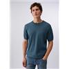 Liu Jo T-Shirt Liu Jo in maglia misto seta uomo