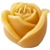 Cereria Di Giorgio - Candela a forma di Bocciolo di Rosa - Colore Senape - Diametro 8 cm Altezza 8 cm - Sacchetto Regalo - Spring Collection - Artigianale