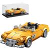 TYCOLE Set di Blocchi Per Auto Sportive Con Vetrina, Kit Per La Costruzione da Corsa, Giocattolo da Costruzione, Auto da Corsa D'epoca, Regalo di Compleanno Per Adulti e Bambini (313 pezzi)