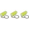 kabelmeister Mini livella a bolla con portachiavi, set da 3 pezzi