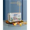 Pastiglie Leone Leone dal 1857 - Caramelle Leone Latta Gelée - Caramelle Morbide - Caramelle Vegane e Senza Glutine - Collezione Cartoline Italiane - Gusto Agrumi (Arancia,Limone,Mandarino) - Roma - 100g