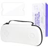 Digi-Tatoo Protective Carrying Case for PlayStation 5 Portal Remote Player, PS Portal Hard Travel Case, Hard Shell, EVA Shockproof Case, Protective Storage Bag - White