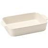 PORCER POECER - Teglia da forno in ceramica, 3,49 qt/3300 ml, casseruola per forno, 36,5 cm, set da forno quadrato in porcellana con manici, teglia da forno per lasagne per cucinare, perfetta per cuocere e