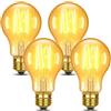 Hcnew Lampadina LED E27 bianco caldo 1800K 3W sostituisce lampadine a incandescenza da 30 Watt Lampadine LED retrò a filamento Lampadine vintage Edison A19 Catena luminosa Lampada da soffitto