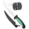 NAMAKA Kit Coltello da Pesca Sfilettatore + Affilatore - Precisione e Affilatura Professionale - Ideali per Trote, Persici, Lucciotti, Cavedani, Carpe di piccola taglia.