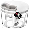 GDL Tritatutto Manuale, Trita Verdure Manuale per cucina, Tritaverdure Manuale di cipolle con lama in acciaio inox 420, Tritatutto a Cipolla Veloce per insalata, carne, frutta, 800ML