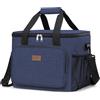 Lifewit Borsa Termica Porta Pranzo 24L(40 Lattine), Grande Borse Frigo Pranzo Ufficio per Uomo e Donna, Lunch Bag per Lavoro, Mare, Viaggio, Spiaggia, Blu Scuro
