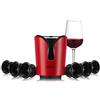 SINCHI Conservatore sottovuoto mantiene il vino fresco fino a 10 giorni, 6 tappi per bottiglie di vino + 1 pompa per vuoto elettrica, regalo ideale per gli amanti del vino
