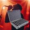 Custodia per microfono Custodia per strumenti Chat room con maniglia Studio