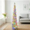 OCSOSO Albero multicolore pop-up alto 1,5 m, tonalità pastello con luci LED colorate da 5 m, decorazione da pavimento per Pasqua, feste e celebrazioni