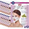 Winter Maschera Viso Coreana Illuminante con Vitamina C Acido Ialuronico e Peptidi - Maschere per il Viso in Tessuto Monouso con Vitamina C Viso per Pelle Radiosa e Ringiovanita x12