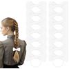Bliceon Set di 20 accessori per capelli bianchi per ragazze, fiocchi, fasce scolastiche, fasce per capelli bianche, clip, fasce elastiche per capelli e trecce, per bambini e donne