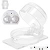 Your Day Mate Blocco di sicurezza per bambini per manopole, 2 pz, per manopole di Ø massimo 4,9 cm e 4 cm di altezza Protezione con distanza minima di 6,1 cm tra centro e centro, adesivo trasparente