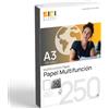 Sidi Global Market Fogli A3 250g, Carta per Stampante Laser e Inkjet, Carta Bianca per Stampare, Scrivere o Disegnare, Fogli DIN A3 297x420 mm Uso Professionale, Risma di Carta per Ufficio e Casa - SIDI (250g, 50 fogli)