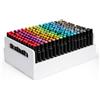 SANFURNEY Organizer per pennarelli, 204 scomparti, per matite colorate, per carrelli da scrivania, organizer per forniture artigianali per casa, aula e ufficio