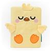 Mr. Wonderful Quaderno A6 in Peluche - Lazy Pulcino - 160 Pagine Bianche FSC