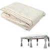 Greenwood - Telo di ricambio per gazebo GAZ063, 3x6m, antivento, poliestere resinato 350 gr., colore: ecrù