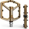 Shredr. Pedali piatti per mountain bike, super leggeri per mountain bike, in 2 misure e 9 colori, solo 320 grammi (bronzo, M)