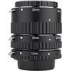 Mcoplus MK-N-AF Set di tubi di prolunga macro per fotocamere DSLR Nikon F, con messa a fuoco automatica e metallo con supporto in plastica