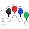 Fushing 5 Karabiner ID Card Badge Clips mit Gürtel Clip Spulen mit Badge Holder Clips Halter Clips schwarz