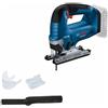 Bosch Professional 18V System Seghetto alternativo a batteria GST 18V-125 B (con impugnatura a staffa, tagli inclinati con angoli di 45°, 1 lama per seghetto alternativo, kit di aspirazione)