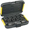 DEWALT SET DI BUSSOLE PER AVVITATORI A IMPULSI - attacco a 1/2 - Set 17 pezzi, DT7506-QZ