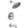 Moen Trim kit T2253EP, rubinetto per doccia Brantford sistema con soffione doccetta senza valvola, cromato