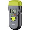 goobay Misuratore di umidità e temperatura portatile con display LCD, 2 modalità di misurazione (legno e materiali solidi), indicatore LED, funzione Hold, include 4 batterie LR44, 77832