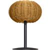 Lumisky SAMIRA SOLAR Lampada da tavolo solare con base modulo solare ricaricabile con telecomando H25cm