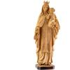 Inmaculada Romero IR Statua Della Madonna Del Carmelo, Patrona Dei Marinai, Immagine Religiosa, 20 Cm, Resina, Colore Legno Chiaro