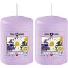 Cereria Di Giorgio Candela profumata alla Lavanda Ø 7 cm h. 10 cm - Senza allergeni (Confezione da 2)