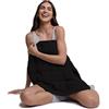 nodpod Body 6.5lb Compact Weighted Blanket Relaxation, Lounging, Napping, Sleeping & Travel I Glass Bead Filled, Machine Washable I Black Onyx I (29 x 24)