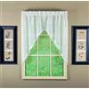 Today's Curtain, Willow Faux Linen Print Swag 96,5 cm, Ecru, 142,2 cm L x 96,5 cm L