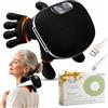 BeFit24 Massaggiatore Cervicale Ergonomico 4D Senza Fili, Massaggiatore Collo e Spalle con Calore, Massaggio Cervicale Profondo per Sollievo dal Dolore, Cuscino Massaggiante Schiena Portatile USB