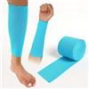HOMHPLFE 1 rotolo Bende tubolari Benda di Compressione Tubolari Bende Supporto Elastico Tubolare Benda elastica di supporto per braccio rotolo di supporto, Blu (8.75cm×5m/3.44in×5.47yds)