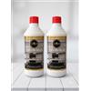 Luxum SteelBrilLux PRO Sgrassante lucidante - restauratore di acciaio inossidabile HACCP - 2 × 750 ml