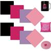 LUCKIGUCK Infusible Transfer Ink Sheets Carta di Trasferimento 30.5 x 30.5 cm Patterns Fogli di Inchiostro Infusibile Decorati per DIY Tazza E Vestiti (Tinta Unita, 8pcs)