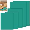 BAIFULAI 5 pezzi in gomma morbida linoleum per incisione, piastra in linoleum in gomma morbida, pannelli di taglio linoleico verde, set per timbri in gomma, fai da te e progetti di stampa (2A4 + A5 +