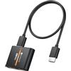 Neoteck Splitter HDMI 1 in 2 Out Supporto 3D e 4K x 2K (30hz) 1x2HDMI Splitter per Doppio Monitor Duplicato/Mirror con cavo HDMI da 0,5M Compatibile per Utenti Familiari Appassionati di Videogiochi