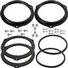 Aerzetix - Kit di 2 adattatori/supporti per altoparlanti Ø165mm per anteriori e posteriori | compatibile con Opel Corsa D, Dacia Dokker Lodgy Sandero, Fiat Panda, Peugeot Boxer