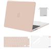MOSISO Custodia Compatibile con MacBook Air 13 Cover M5 M4 M3 M2 2026-2022 A3449 A3240 A3113 A2681,Case per MacBook Air 13,6'' display Liquid Retina&Copritastiera&Pellicola&Borsa, Cammello
