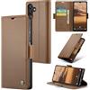 Rerzoiro Cover per Samsung Galaxy A25 5G Custodia Portafoglio [Blocco RFID] Premium Pelle PU Wallet Case Flip Libro con Porta Carte Slot Supporto Flip Case per Samsung Galaxy A25, Marrone