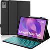 IVEOPPE Tastiera per Lenovo Idea Tab 11 Pollici 2025/Lenovo Tab M11 11 Pollici 2024 | Cover Keyboard Illuminato Staccabile, Italiano QWERTY, Custodia Tastiera Bluetooth per Idea 11 TB-336ZU/336FU, Nero