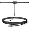Bingfu Antenna FM Auto Interna DIN Adattatore Antenna Autoradio Parabrezza Supporto Adesivo con Cavo per Veicolo Camion Amplificatore Autoradio Unità Principale Ricevitore Lettore Multimediale CD